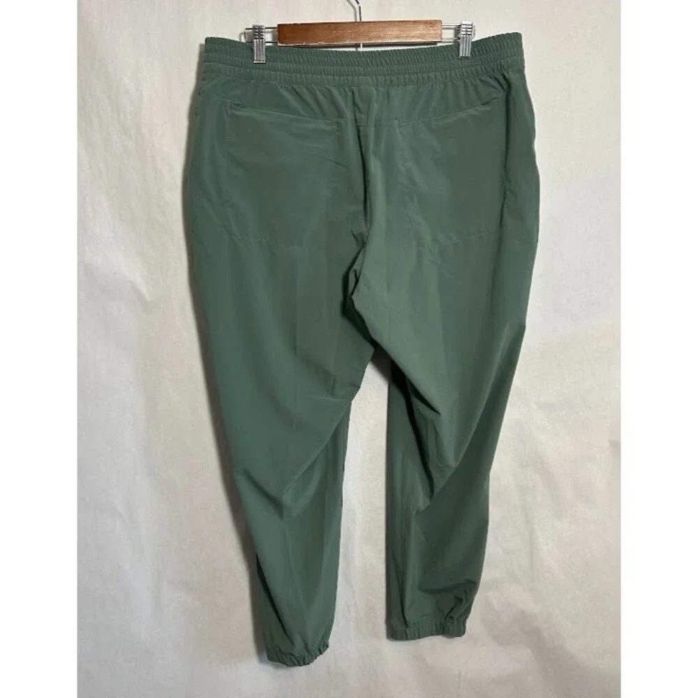 Duluth Trading Womens Pull-on Pier Genius Jogger Pants L Green Athleisure - Picture 3 of 9